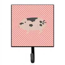 Carolines Treasures BB7940SH4 Gloucester Old Spot Pig Pink Check Leash or Key Holder