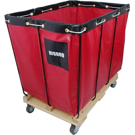 

FSXUOLIPI Basket Trucks Red 12 Bushel Knock Down Truck 15.0 cu. ft 600 lb 36 L X 26 W X 34 H Capacity