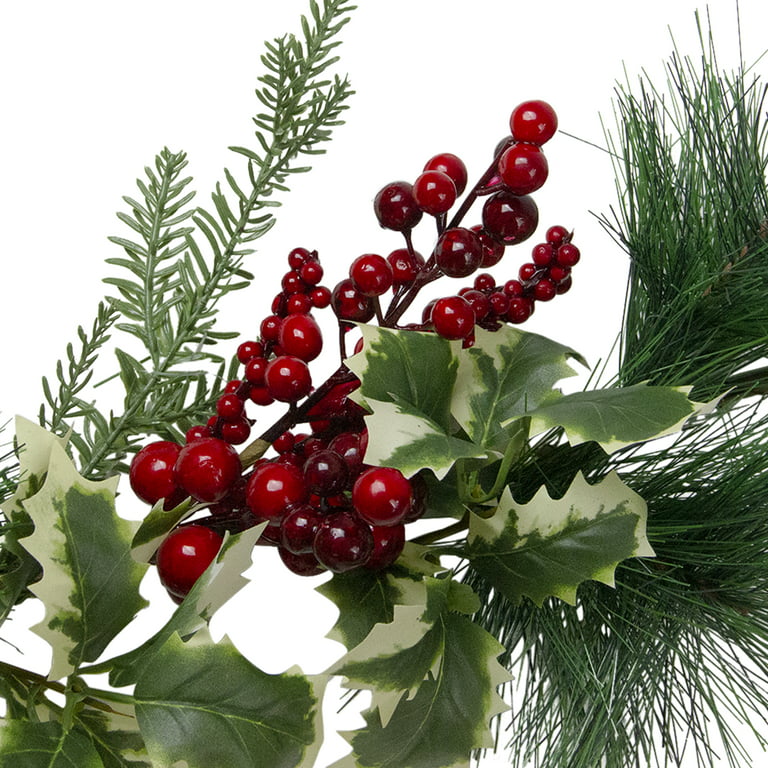 9.5 Holly Berry & Pinecone Pick – Christmas In America