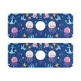 thumbnail image 7 of Yayeee Faucet Mat for Kitchen Sink 14.7" Diatomite Long Splash Guard Pad, Light Pink Jellyfish, 2 Pack, 7 of 7