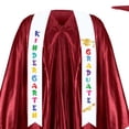 thumbnail image 3 of Odeerbi 1-10 Años Niños Niñas Vestido de Graduación Conjunto Color Sólido Vestido de Manga Larga Con Estoro, Gorra Y Bornilla Traje de 3 Piezas, 3 of 5