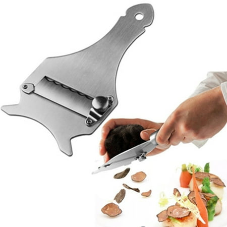 

Desheus Cheese Shaver Adjustable Multi Functional Stainless Steel Comfortable Kitchen Truffle Slicer for Home