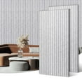 thumbnail image 4 of DOLLAR BOSS 2 Pcs Felt Slat Acoustic Panels for Stylish Decor and Noise Reduction, 47.24 x 23.62 Inch Wood Panels Interior Wall Decor, 3D Felt Slat Wall Panel Fluted Sound Absorbing Panel, 4 of 11
