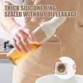 thumbnail image 3 of Glass Easy To Clean No Oil Leakage Oil Vinegar Soy Sauce Dispenser Bottle Seasoning Bottle Oil Storage Pot Automatic Opening Closing Oil Bottle DARK GRAY, 3 of 8