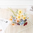 thumbnail image 4 of OUSITAID 1Pc Fake Flower Handmade 6 Heads Portable DIY Decoration Simulation Chrysanthemum for Party, 4 of 9