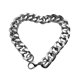 thumbnail image 4 of Unisex Stainless Steel Cuban Link Bracelet, Fashion-Forward Design, Durable & Timeless Accessory, Silver, 4 of 5
