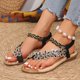 thumbnail image 4 of Bmisegm Cool Slippers Female Soft Soled Non Slip Wear Resisting Flat Beach Flops Lady Sandals Women Slippers Womens Sandals Summer Black 8.5, 4 of 8