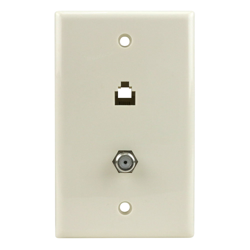 Installs In Seconds - No Batteries Or Wires 2 Pack SnapPower Guidelight Duplex, White Outlet Wall Plate With LED Night Lights 