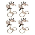 thumbnail image 4 of Keychain Pendant, Czech Rhinestone Environmentally Friendly Zinc Alloy Donkey Keychain 4 Pcs Exquisite  For Decoration, 4 of 8