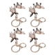 thumbnail image 5 of Donkey Keychain, Seamless Welding Environmentally Friendly Zinc Alloy 4 Pcs Keychain Pendant Czech Rhinestone For Decoration ANGGREK Otros, 5 of 8