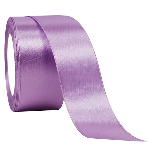 allydrew 1.5 Inch x 25 Yards Satin Ribbon for Gift Wrapping, Weddings, Floral Bouquets, Bow Making, Party Decorations, DIY Crafts, Lavender