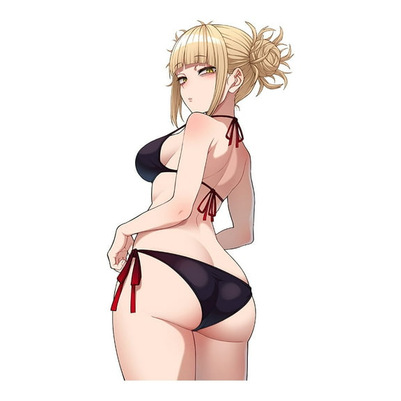 EARLFAMILY 5.1" Alluring Toga Himiko Anime Car Decals Cute Bikini Personalized Sticker