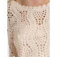 thumbnail image 4 of Jessica Simpson Women's Leilah Cropped Crochet Tee with Short Sleeves, Sizes XS-XL, 4 of 6