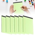 thumbnail image 2 of Legal Pads, Colored Note Pads, Micro Perforated Writing Pads – 6 Pc, 5x8 inch, Total 50 Sheets, Lined Paper College Ruled Pad of Paper Notebook To-Do List for Home and Office Supplies(Green), 2 of 9