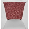thumbnail image 2 of Crazy for Daisies Dining Room Chair Back Covers or Seat Covers by Penny's Needful Things (Both Chair Back & Seat Cover) (17 W x 15 H CHAIR BACK) (Red), 2 of 5