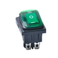 thumbnail image 1 of IROINID 3 Position LED 6 Pin Car Boat Rocker Switch ON-OFF-ON DPDT Waterproof 15A 12VAC, 1 of 1