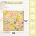 thumbnail image 3 of GZHJMY Lemon Orange Leaves Baby Washcloths Set Newborn Bath Face Towel Cotton Reusable Wipes Towels Soft Highly Absorbent Pack of 3 Washcloths, 3 of 7
