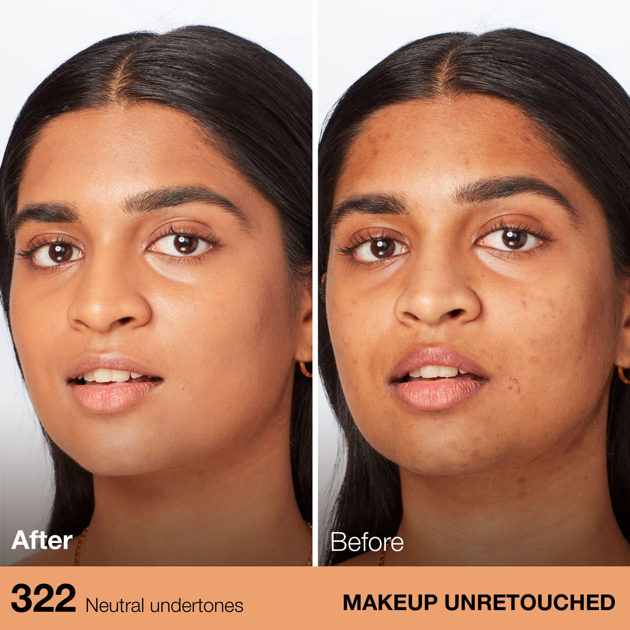 (2 pack) Maybelline Fit Me Dewy and Smooth Liquid Foundation, SPF 18, 322 Warm Honey, 1 fl oz