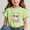 Green, variant on Frnrwgo Girls Athletic Tops Short Sleeve Girls Casual Shirts Graphic Tops Back of School Clothes Pink, Size 3-15 Years