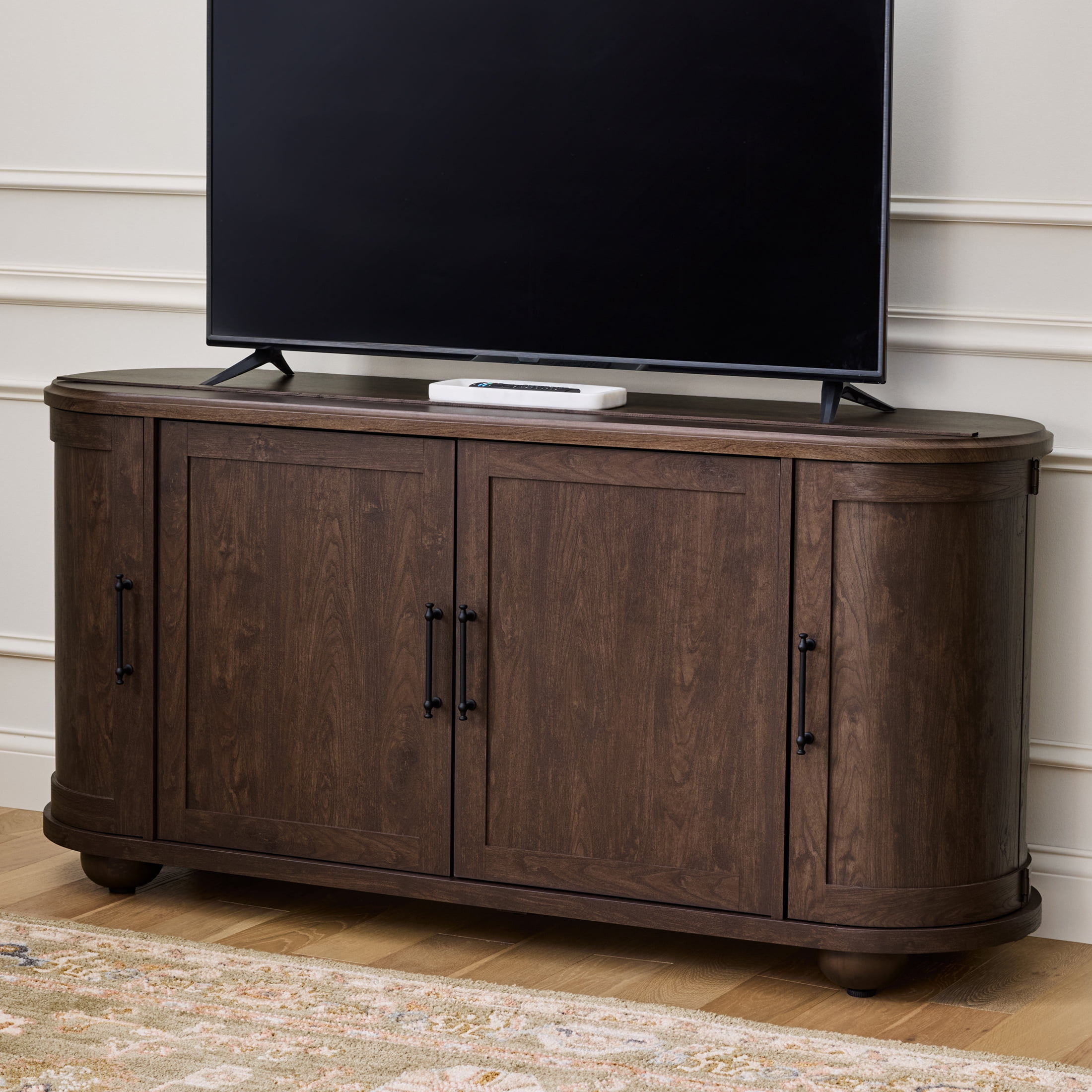 Better Homes & Gardens Ambrose TV Stand for TVs up to 65", Coffee Bean Finish