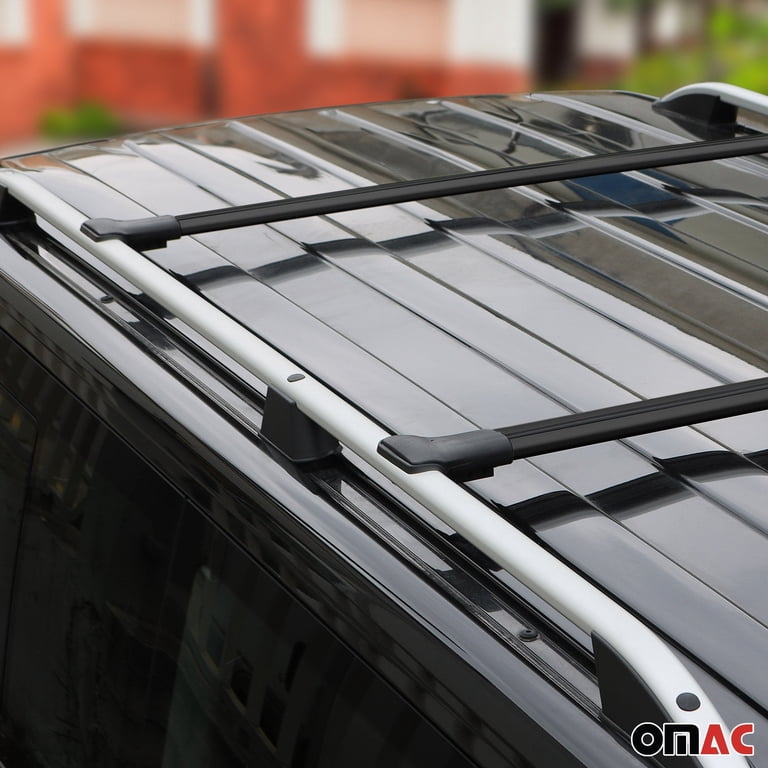 For Audi Q2/SQ2 2016-2025 Roof Rack Cross Bars Normal Roof Alu Silver