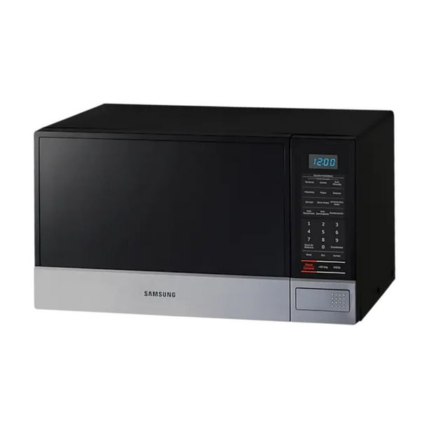 Horno de microondas con Rapid Defrost Samsung, 32 L Samsung AME8114ST negro  y acero inoxidable