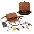 thumbnail image 4 of Wrangler Purse for Women Stylish Shoulder Bag Handbag Crossbody Bag Trendy Western Design Durable Leather, Brown, 4 of 7