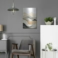 thumbnail image 5 of Luxe Metal Art 'Black & Beige Landscape 1' by Petals Prints Design, Metal Wall Art, 16"x24", 5 of 9