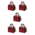 thumbnail image 2 of Wweixi Convenient And Practical Thermal Bag Helper For Family Gatherings Space-saving Winered 5Set, 2 of 6
