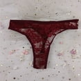 thumbnail image 3 of SnZhen Thongs for Women Women's Panties Lace Seamless Low Waisted Ladies Thongs Physiological Underpants, 3 of 5