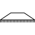 thumbnail image 2 of Grobet Hand File, Barrette File, Cut 2, 6 Inches, 2 of 2