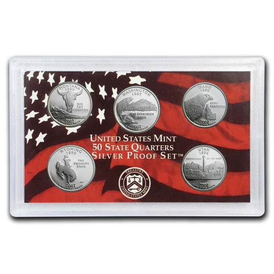 2007 State Quarters Silver Proof Set (No Box/COA)