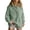 Mint Green, variant on Stralyhd Womens Sweatshirt Oversized Stand Henley Collar Long Sleeve Soft Comfort Pullover Tops Fall Winter Clothes Mint Green 2XL