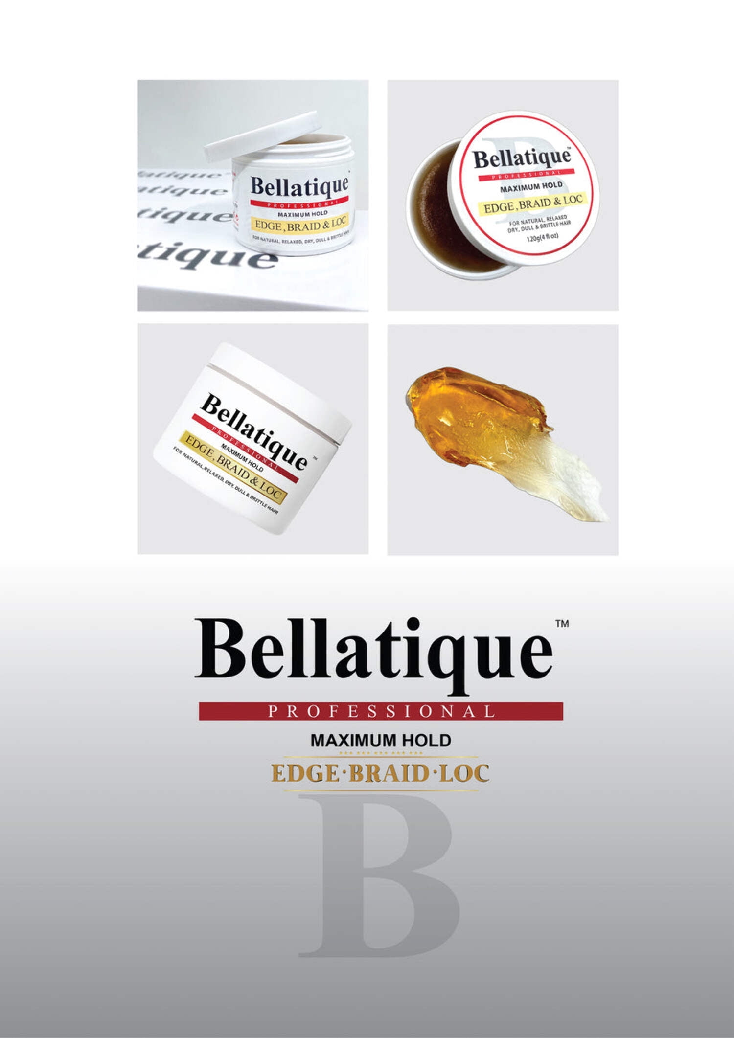 Bellatique Braiding Gel – 8.8 oz