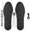 thumbnail image 3 of Hearth & Gear USB Heated Insoles Gender Neutral Velvet Inner Heaters Heat The Soles Of Shoes Suitable For Cold Weather under Desk Cycle Step Cycle Exercise Set Dumbbell Foot Attachment Workout Gadgets, 3 of 7