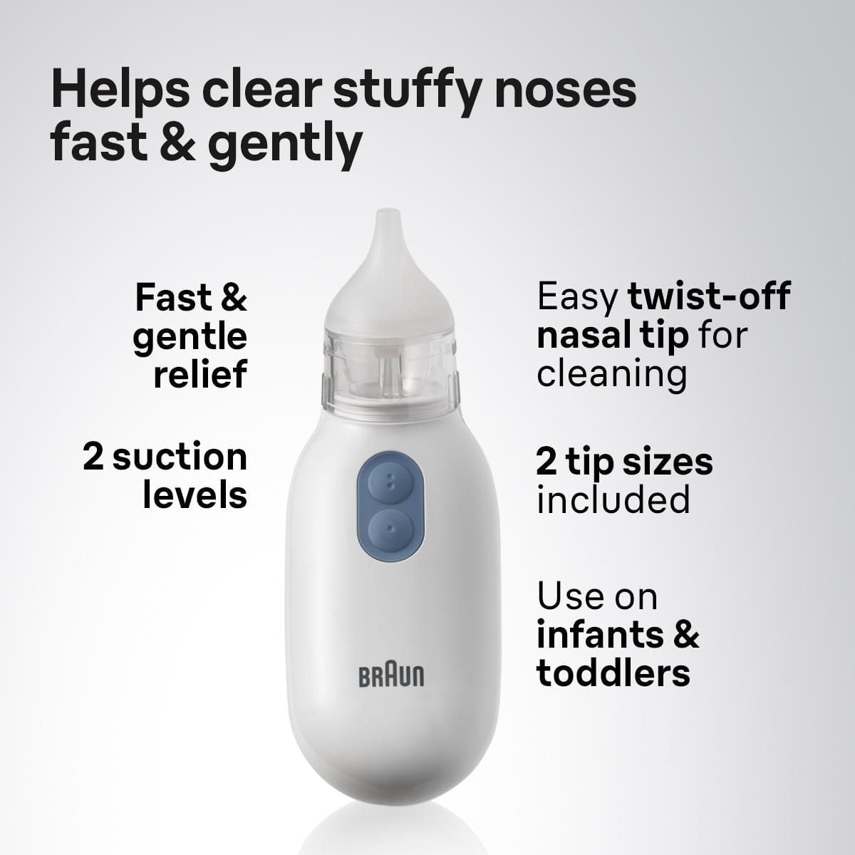 Braun BNA100CA Nasal aspirator, Electric nasal aspirator