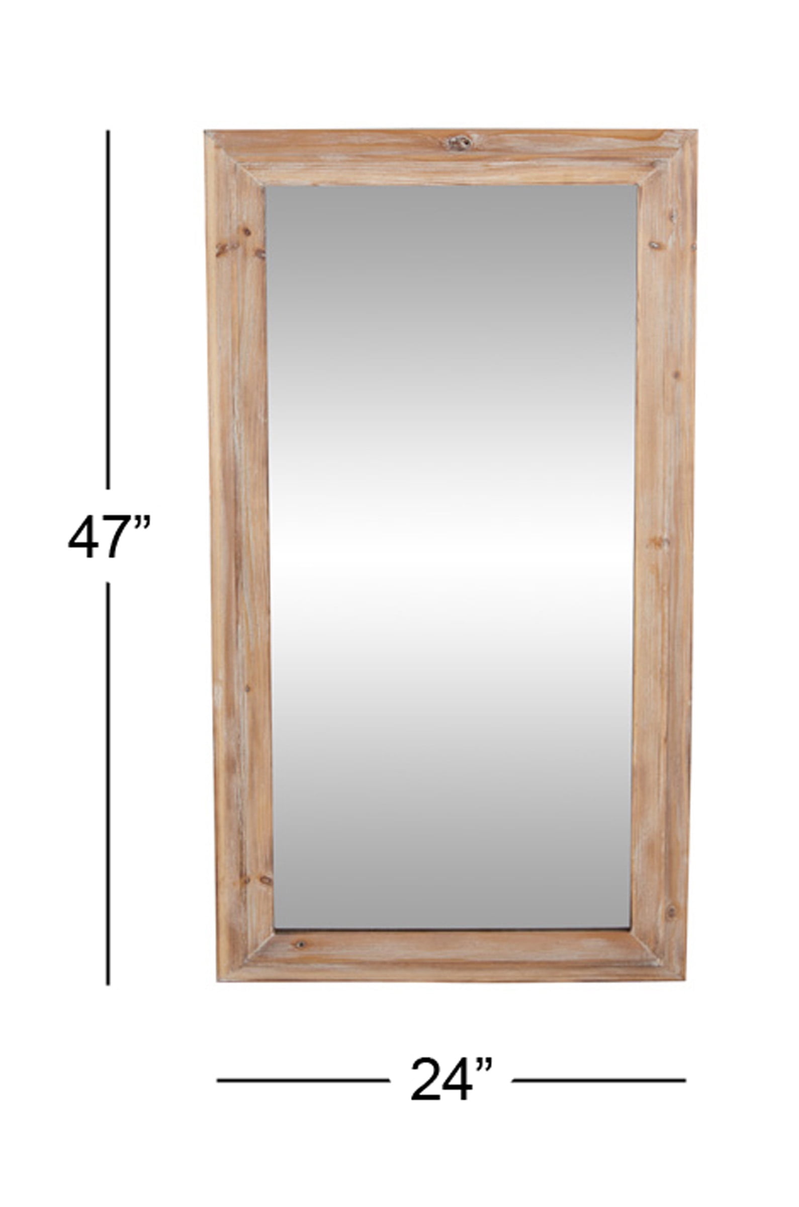 24 inch framed mirror