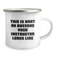 thumbnail image 2 of Funny Gifts for Yoga Instructor, Christmas Unique Mugs for Men, Camping Mug by Friends - This Is What An Awesome 'Yoga Instructor' Looks Like, 2 of 4