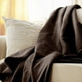 thumbnail image 3 of Heated Throw Blanket | Microplush, 3 Heat Settings,TSM8TS-R470-25B00 ,Walnut Brown, 3 of 4