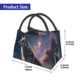 thumbnail image 2 of Honeii Night Sky Wolf Print Cooler Bag Insulated, Large Leakproof Soft Sided Portable Cooler Bag,Lunch Box Lunch Bag, 2 of 6