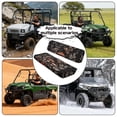 thumbnail image 5 of ZIATUBLES 2-Pack UTV Front Seat Covers, Compatible with Kawasaki Mule 3000 3010, Fade Wear Resistant Washable Polyester Protective Cover for Farm Ranch Outdoor Use, Butterfly Mushroom Print, 5 of 8