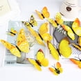 thumbnail image 3 of Butterfly Wall Decor 24 PCS, 3D Butterflies Stickers for Party Decorations with Magnets(Colorful, 24)yellow, 3 of 4