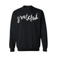 thumbnail image 1 of Awkward Styles Tweat Sweat-Shirt L'action de Grâce Crewneck Merci, 1 of 5