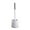 B, variant on No-Dead-Angle Toilet Brush Set - Long Handle Bathroom Cleaning Tool with Stand, Stain-Removing Bristles