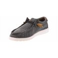 thumbnail image 5 of Heydude Wally Plaid Casual Shoe | 40402-030 Grey, 5 of 6