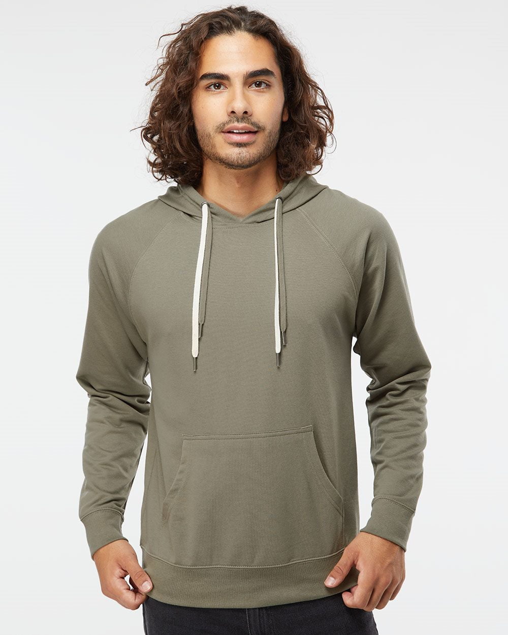 Independent Trading Co. Icon Unisex Lightweight Loopback Terry Hooded  Sweatshirt - Walmart.com