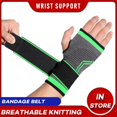 thumbnail image 4 of Elastic Wristband Wrist Brace Compression Support Wrap Basketball Football Sports Gym Protector, 4 of 8