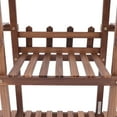thumbnail image 5 of Miumaoev Plant Stand Indoor Plant Shelf, Wooden Flower Holder, Tiered Plant Rack with Detachable Wheels for Garden, Balcony, Patio, Corner, Window, Living Room (9 Tiers, 17 Pots), 5 of 12