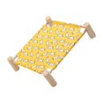 thumbnail image 2 of Greeniant Cama desmontable y lavable para mascotas - Cama para perros de tela de cómoda y fácil de limpiar Suministros para perros S pato de fondo amarillo, 2 of 6
