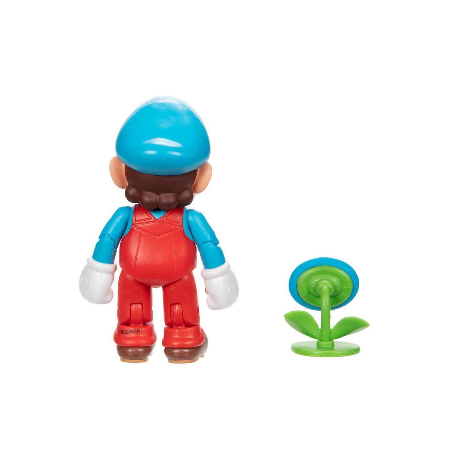 Super Mario 4 Inch Figure - Ice Mario with Ice Flower